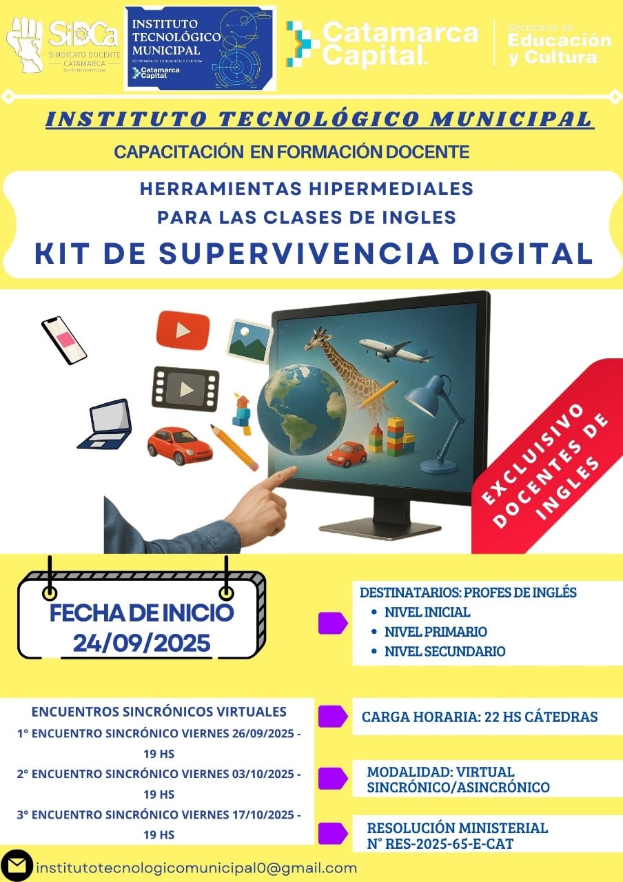 HERRAMIENTAS HIPERMEDIALES PARA LAS CLASES DE INGLES : KIT DE SUPERVIVENCIA DIGITAL