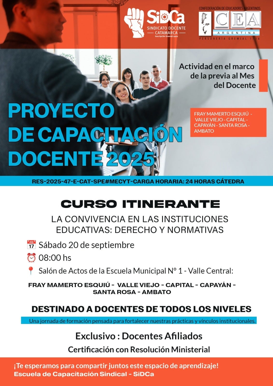 VALLE CENTRAL - LA CONVIVENCIA EN LAS INSTITUCIONES EDUCATIVAS: DERECHO Y NORMATIVAS