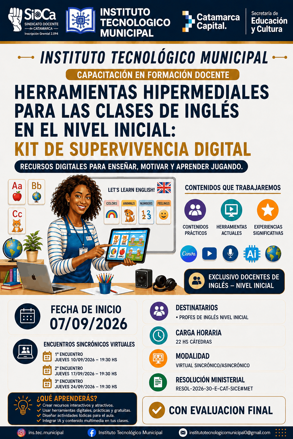 HERRAMIENTAS HIPERMEDIALES PARA LAS CLASES DE INGLÉS EN EL NIVEL INICIAL: KIT DE SUPERVIVENCIA DIGITAL